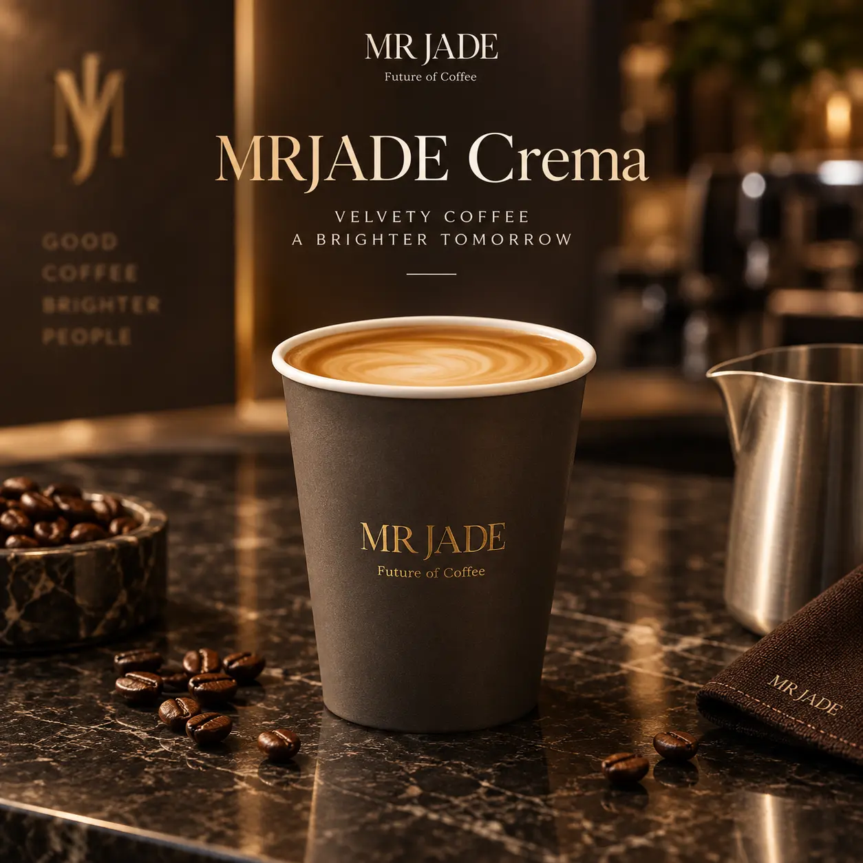 MRJADE Crema at MRJADE Coffee Downtown Dubai