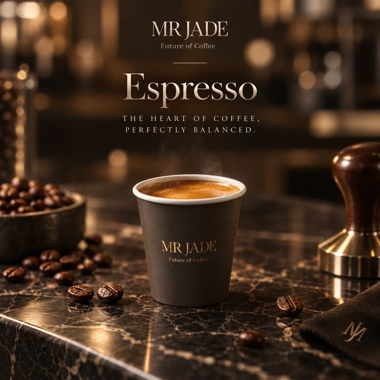 Espresso at MRJADE Coffee Downtown Dubai