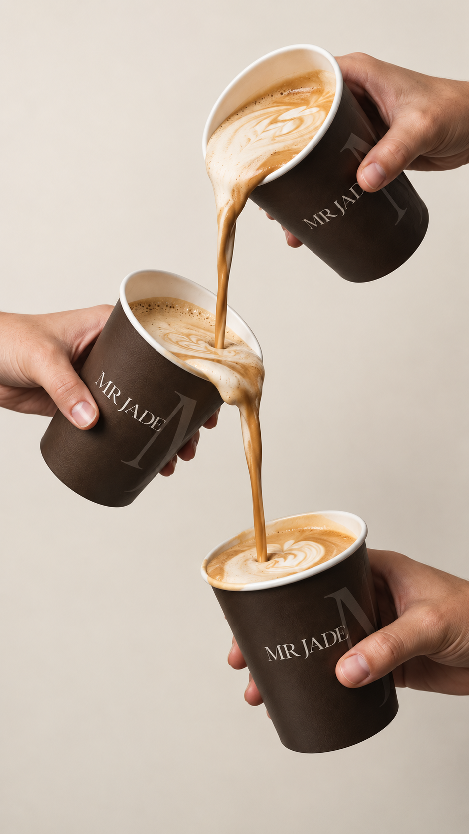 MRJADE takeaway coffee cups