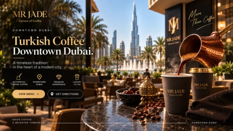 Turkish Coffee in Downtown Dubai MRJADE Coffee