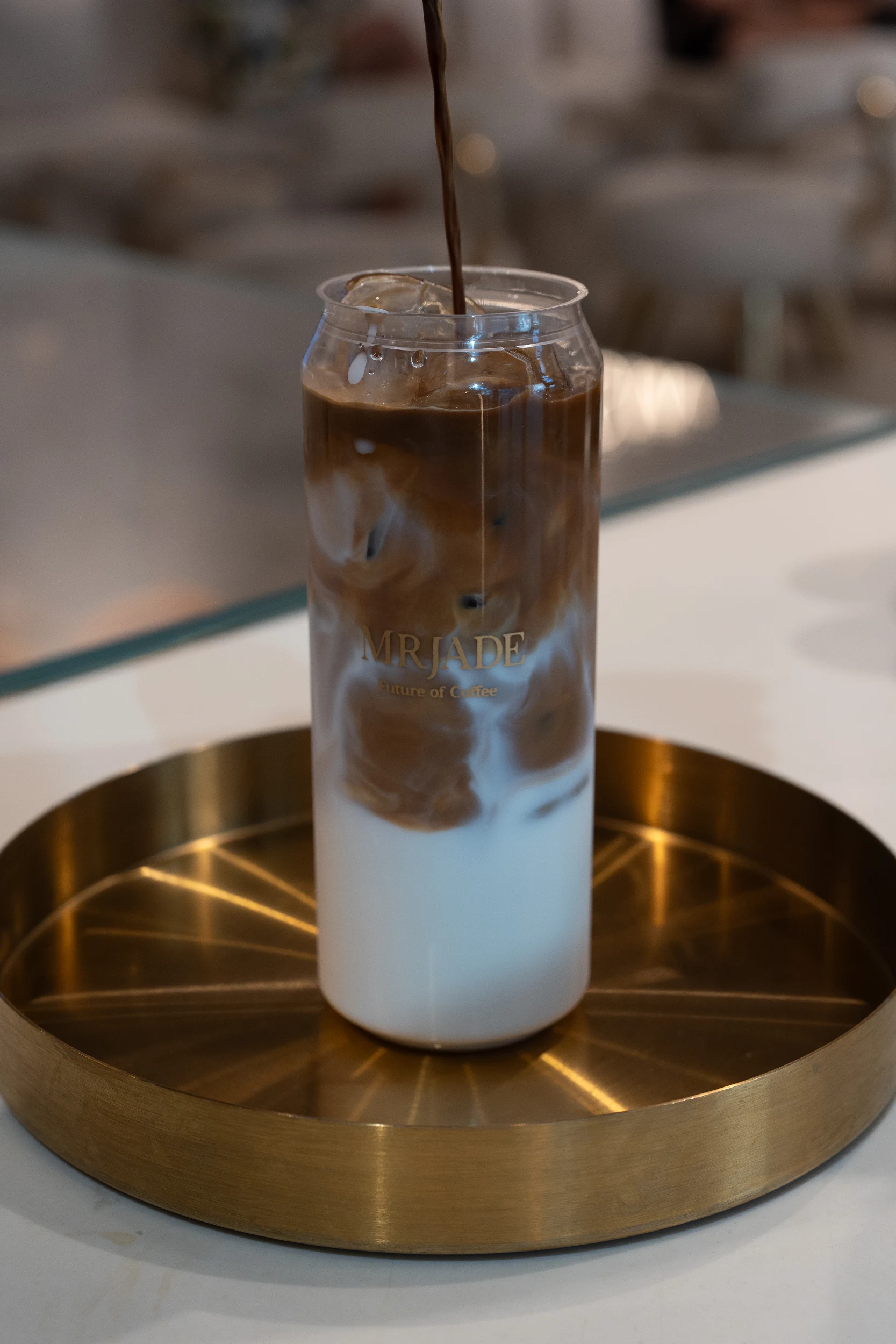 Cold coffee drinks at MRJADE Coffee Dubai